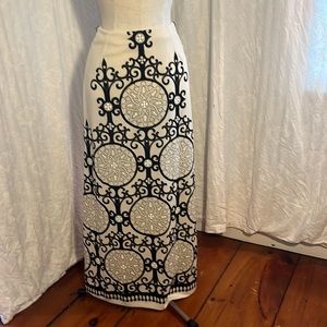 vintage 60s Miss Shaheen maxi skirt